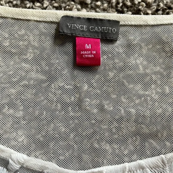 Sheer Vince Camuto lace top - Picture 2 of 4